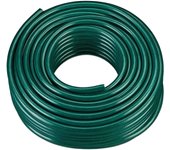 Relaxdays manguera de jardín, 50 metros, 1/2, pp, sistema de riego para césped, verde oscuro