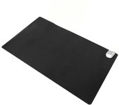 Tapete o alfombra térmica con calefacción negra 60x36 cm 65w