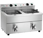 Freidora de inducción doble 2x8l plus bartscher 165119