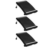 Paneles solares curvos para calentar piscinas 3uds 72,5x46cm