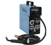 Mig no gas máquina de soldar awelco mig uno + alambre tubular + accesorios máscara