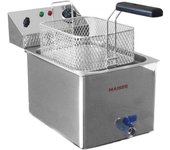 Freidora eléctrica de 8 litros con grifo eco maiser f10/8geco