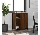Aparador | aparador de comedor | armario de cocina de madera de ingeniería marrón roble 70x30x80 cm cfw66673