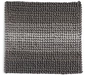 Alfombra de baño 50x50 algodón y microfibra gris tórtola | benjamin