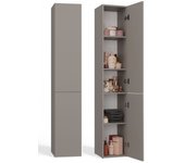 Komma - mueble de baño con 2 puertas - 31x30x174 cm - columna de almacenaje para baño