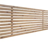 Dhome cabecero de madera reciclada dm estilo japones cama palets herrajes incluidos (105cm, roble)