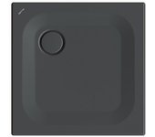 Plato de ducha rectangular betteultra 700x700x25mm, 5719-400, color: cuervo mate