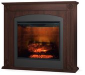 Atrato - chimenea led eléctrica de suelo con inserto revillusion® de 30. roble