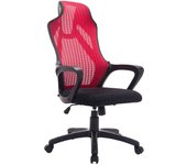 Silla de oficina quincy negro/rojo