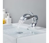 Grifo de lavabo, grifo de baño, grifo de lavabo, grifo de bañera de agua fría y caliente, cromado, con manguera de agua