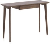 Consola con un cajon de madera maciza de acacia