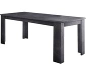 Mesa extensible arizon, consola extensible hasta 10 plazas, consola extensible 100% made in italy, 140/190x90h75 cm, pizarra