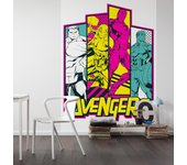 Papel pintado no tejido panorámico de komar - marvel avengers flash - talla: 200 x 280 cm