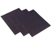Caja de 100 hojas de papel de lija al agua carburo de silicio (grano 220) interflex swp210c.220