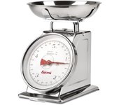 Girmi ps90 acero inoxidable encimera rectángulo báscula de cocina mecánica