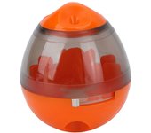 Bola dispensadora de comida para mascotas, juguete interactivo resistente a las mordeduras con comedero lento para perros, rompecabezas de entrena
