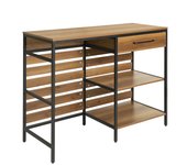 Aparador de comedor mesa de cocina con cajón y 2 estantes, estructura de acero estable 120 x 45 x 90 cm fsb71-pf sobuy es