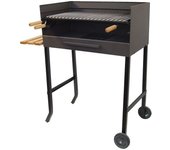 Imex-71522 barbacoa con parrilla inox y bandeja madera