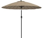 Sombrilla de exterior con poste de aluminio 270 cm taupe 02_0008223