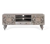 Mueble televisor fabricado en madera maciza de mango 150 cm