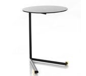Mesa de centro ralight negro con ruedas