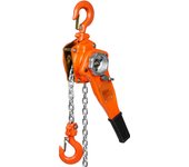 Succebuy polipasto cadena manual con palanca, capacidad 3/4 toneladas, 1650 libras, 5', acero al carbono galvanizado g80, freno trinquete doble weston