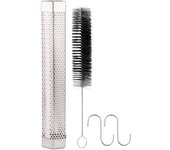 Tubo ahumador de acero inoxidable, herramientas para parrilla con tubo ahumador, barbacoa portátil