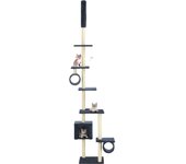 Rascador para gatos con rascador de sisal 260 cm azul oscuro