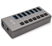 I-tec u3chargehub7 cargador de dispositivo móvil universal gris corriente alterna carga rápida interior