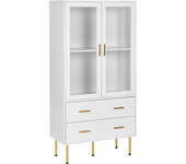 Beliani vitrina milora 80 cm blanco