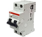 Abb 1p+n 6a 2 módulos tipo ac magnetotérmico diferencial