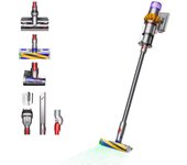 Dyson v15 detect absolute níquel, acero inoxidable, amarillo sin bolsa