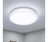 Lampara techo led 36w blanco frío 6500k, lamparas de techo redonda 4050lm, plafon led techo impermeable delgada para dormitorio baño cocina sala de es