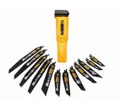 Dewalt dt2441l-qz - juego de 12 hojas de sierra sable 2x (12 ud)