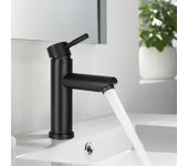 Nettlife grifo para fregadero grifo caliente/frío grifo de acero inoxidable de alta presión