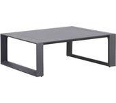 Hespéride - mesa de centro cuadrada de jardín allure grafito - 97 x 97 x 37 cm