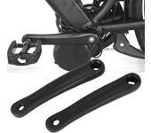 1 par de brazos de manivela de bicicleta, brazo de manivela de bicicleta de 170 mm, 1 par de brazos de manivela duraderos para motor de tracción media
