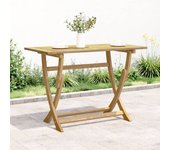 Maison exclusive - mesa de jardín plegable madera maciza de acacia 110x55x75 cm