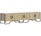 Mueble tv laminado roble sonoma 180x34x41 cm