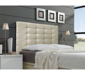 Cabecero cama montana tapizado polipiel primera calidad beige 105*70