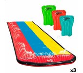 Tobogán de agua multicolor 200 x 12 x 480 cm (3 unidades)