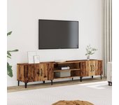 Mueble tv de madera antigua 180x31,5x40 cm madera contrachapada