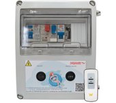 Cuadro maniobra transf 50w bomba 0,5 cv reloj apto clorador mando distancia