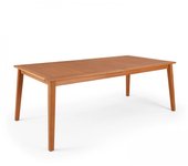 Mesa de jardín de madera extensible 200-250cm