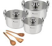 Batería de cocina masterpro smart 9 piezas