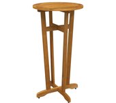 Mesa alta de jardín madera maciza de acacia ?60x105 cm