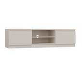 Mueble de tv: 2 puertas, 2 estantes, cachemira, 30 x 75 x 140cm