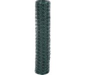 Alambre para gallinero 10/25m, valla rígida para jardín tamaño de malla: 27 mm - altura: 50cm x 25m