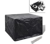 Vidaxl cubierta para muebles de jardín 8 ojales 113x113x73 cm