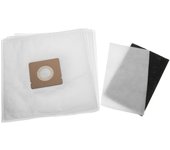 Vhbw set de 6 uds. (filtro + bolsa de vellón micro) compatible con moulinex mo2423pa, mo5233pa/4q0, mo182501/4q0 aspiradora